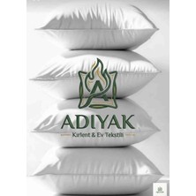 Adiyak Lüks Kalite 4'lü Kırlent Iç Yastık - %100 Yumuşak Kırpıntı Sünger Ekstra Dolgun Kaliteli