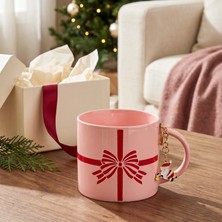 Karaca New Year Yılbaşı Charm Hediyeli Bow Kupa 350 ml