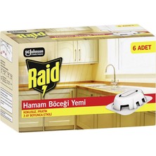 2 Adet Raid Hamam Böceği Yemi 6'lı