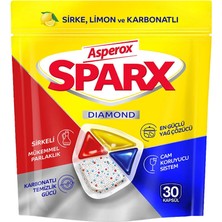 Asperox Sparx Hepsi Bir Arada Bulaşık Makinesi Kapsülü 30'lu