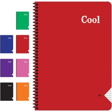 2 Adet Keskin Color Cool Spiralli Pp Kapak A4 Çizgili Defter 72 Yaprak