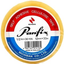 3 Adet Panfix Selofan Bant 12 mm x 33 M Tekli