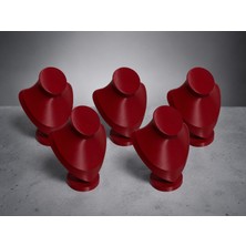 3D Tasarım Kolye Standı Takı Sergileme Büstü(5li Ürün )