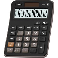 Casio MX-12B Masaüstü Hesap Makinesi 12 Haneli Siyah