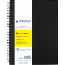 Strathmore 300 Series Watercolor Book 300GR Spiralli 20 Sayfa 21.6 x 27.9cm