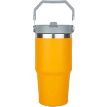 2 Adet Globox BS258-1 Saplı Çelik Termos 650 ml Sarı