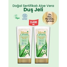 Mom's Green Organik Aloeveralı Duş Jeli 800 ml Doğal Sertifikalı Ferahlatıcı Etki EcoCosmos