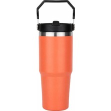 5 Adet Globox BS258-1 Saplı Çelik Termos 650 ml Turuncu