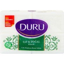 4 Adet Duru Kalıp Sabun Saf Doğal Klasik 600 G