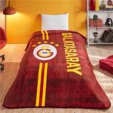 Taç Yeni Sezon Lisanslı Galatasaray 5 Yıldız Tek Kişilik Battaniye