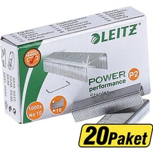 Leitz 2 Adet Leıtz 5577 Zımba Teli No:10 20'li Paket