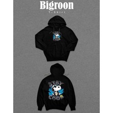 BUMETA Snoopy Stay Cool Party Man Sweatshirt Unisex Kapüşonlu Hoodie