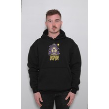 BUMETA Insane Buddha Buda Yoga Sweatshirt Unisex Kapüşonlu Hoodie
