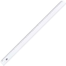 Hatas Standart Plastik Geniş Şeffaf 50 cm Cetvel 0170