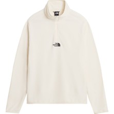 The North Face M Glacıer 1/4 Zıp - Embroıdered Logo Erkek Sweatshirt NF0A8HRWQLI1