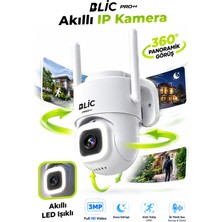 Blic Pro++ BLM-111 3 Mp Wi-Fi Ptz Dış Mekan Ip Güvenlik Kamerası, IP66, Gece Görüşü ve Çift Yönlü Ses