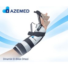 Azemed Termoplastik Dinamik Atel – Hareket Destekleyici El ve Parmak Ateli (Sol)