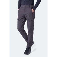 Slazenger Clımax I Erkek Içi Polarlı Rüzgar ve Su Geçirmez Softshell Antrasit Pantolon