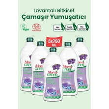 Mom's Green 5'li Set Mom's Green Organik Lavantalı Çamaşır Yumuşatıcı 5*750 ml // 200 Yıkama