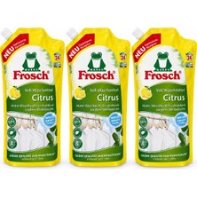 Frosch Citrus Beyazlar Için Sıvı Çamaşır Deterjanı 1,44 L 3lü Paket (Toplam 4,32 L / 72 Yıkama)