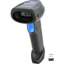 Henex HC5208R 2d Kablosuz Barkod Okuyucu 1.0 Mp + 2.4g + Bluetooth Hıd + Ble +  3 In 1 + USB Dongle