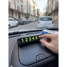 Auris Torpido Üstü Mıknatıslı Fosforlu Araç Içi Numaratör - Lisinya