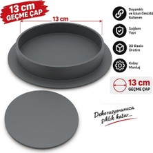 Str Store Gri Soba Bacası Kapatma Kapağı Sert Plastik Düz Model
