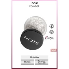 Loose Powder Makyaj Sabitleyici Matlaştırıcı Toz Pudra - 01 Invisible