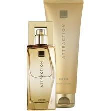Avon Attraction Kadın Parfüm 50 Ml. ve Vücut Losyonu Paketi