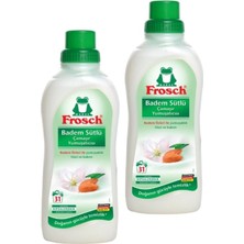 Frosch Badem Sütlü Çamaşır Yumuşatıcısı 2 x 750 ml - 1,5 L - 62 Yıkama