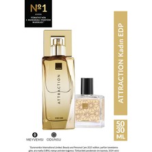 Avon Attraction Kadın Parfüm 50 + 30 ml Toplam 80 ml Set
