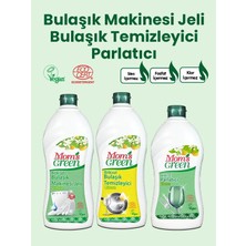Mom's Green 3'lü Set Bitkisel Bulaşık Makinesi Jeli 750 ml  + Elde Bulaşık Temizleyici Limon 750 ml + Bulaşık Parlatıcı 500 ml