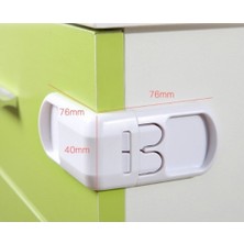 Tedarikçi Burada Tedarikçin Burada Çocuk Koruma Kilidi 2'li Köşe Çekmece Kilidi 76x76x40 mm Güvenli Kullanım