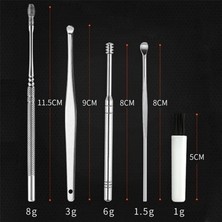 Buffer Paslanmaz Çelik Buffer Kulak Balmumu Temizleyici Set 6 Parça Kolay Tasarım ile Aile Kullanımına Uygun