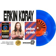 Teknopal Erkin Koray / 45'lik / 7 Inç - Şaşkın - Eyvah (2 Şarkı Içerir Mavi Renk Açılır Kapak) (Plak)