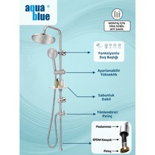 Aqua Blue Sedef Robot Duş Seti (Isr)