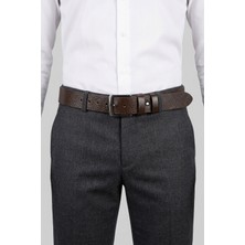 ONZ Hakiki Deri Erkek Spor Kemer - Kot ve Jeans Pantolon Uyumlu_4.5 cm