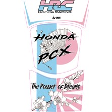Grippatch Honda Pcx 125 (2025) ile Uyumlu Renkli Tank Pad GC40-DK-6