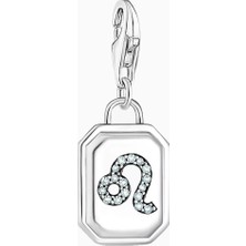 Thomas Sabo Aslan Burcu Zirkon Taşlı 925 Ayar Gümüş Charm 26 mm