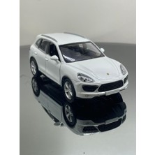 Scowetto Porsche Cayenne Turbo 1:32 Ölçek Metal Çek Bırak Model Araba 12 cm
