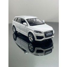 Scowetto Audi Q7 V12 1:32 Ölçek Metal Çek Bırak Model Araba 12 cm