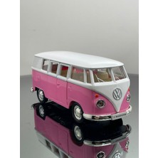 Scowetto Volkswagen T1 Transporter 1:32 Ölçek Metal Çek Bırak Model Araba 12 cm