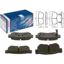Hyundai Elantra 1.6crdi 2005-2011 Bosch Arka Balata (D4FB)