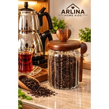 Arlina Home Kids 570 ml Akasya Kapaklı Cam Kavanoz