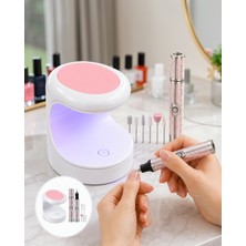 Kaliteyi Bul 20.000 Rpm Tırnak Matkabı + Mini LED Oje Kurutma Cihazı Seti