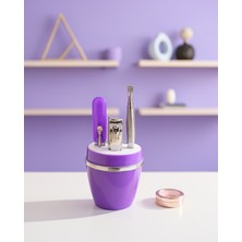 Kaliteyi Bul Mor Taşınabilir Manikür Pedikür Seti