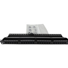 Ager AC-611-24E 1u 24 Port Cat6 Patch Panel Dolu