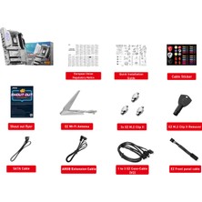 MSI Msı Mpg B850 Edge Tı Wıfı7 Ddr5 HDMI Dp Pcıe 5.0 Am5 Atx Beyaz