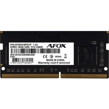 Afox 16GB Ddr4 3200MHZ CL22 Notebook Bellek / Value AFSD416PS1P