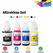Plusprint Canon Pixma G2200 Uyumlu Mürekkep Seti